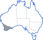 Distribution map for Limnodynastes dorsalis