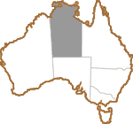 Distribution map for Frogwatch NT